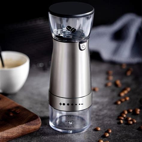 portable electric burr coffee grinder